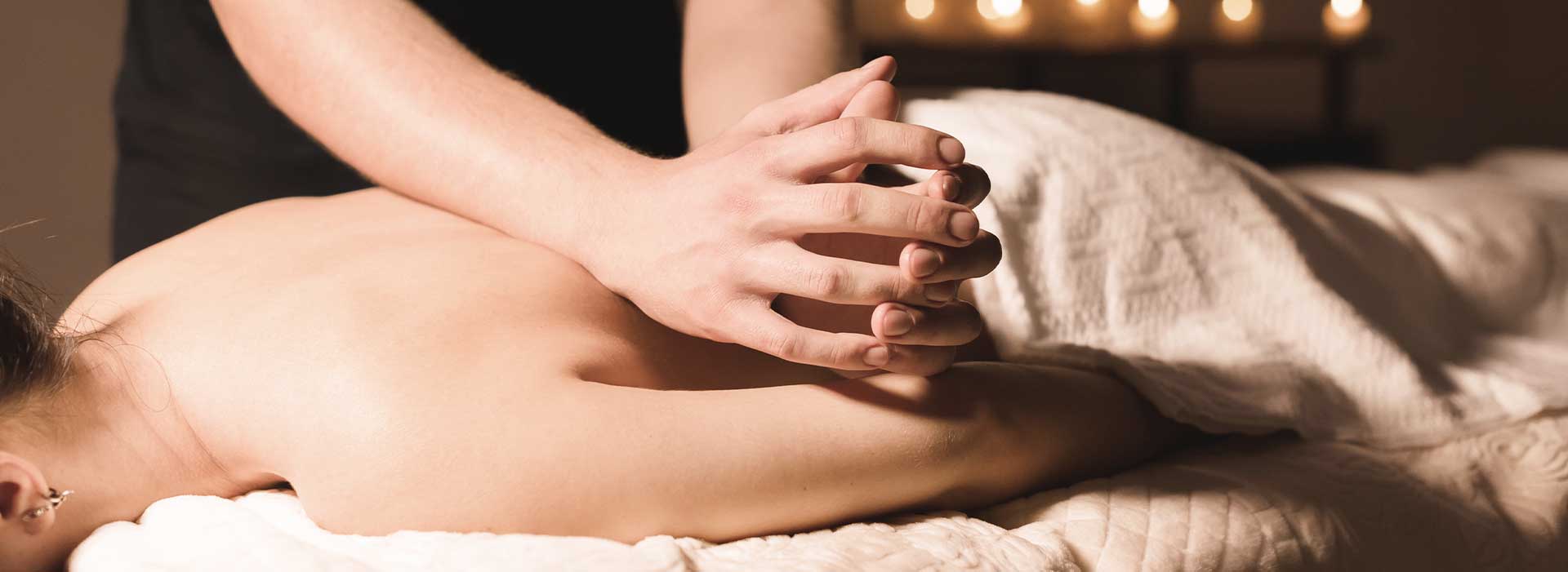 patient getting massage in San Jose, CA